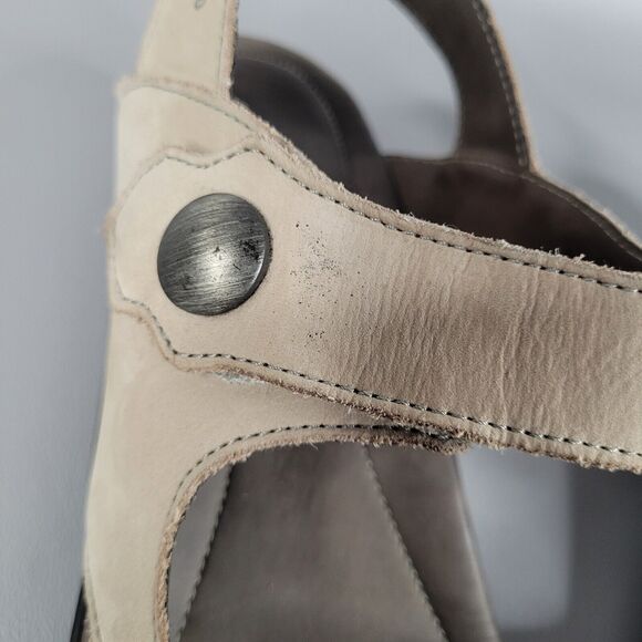 Mephisto Women's Prudy Beige Bucksoft Comfort Sandal Slingback Open Toe Size 10 - Picture 15 of 15